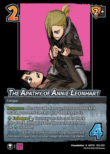 The Apathy of Annie Leonhart