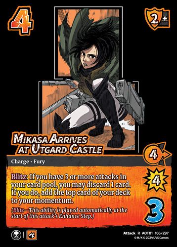 Mikasa Arrives at Utgard Castle