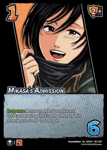 Mikasa's Admission