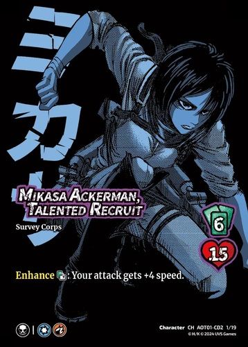 Mikasa Ackerman, Talented Recruit