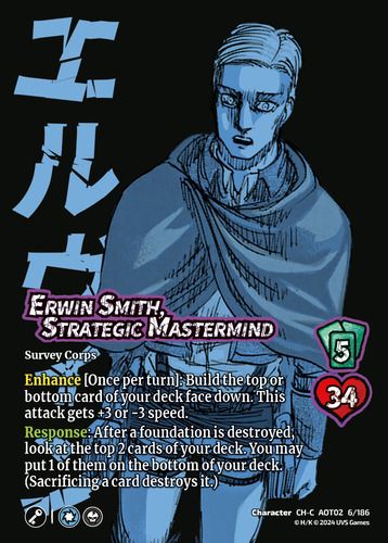 Erwin Smith, Strategic Mastermind