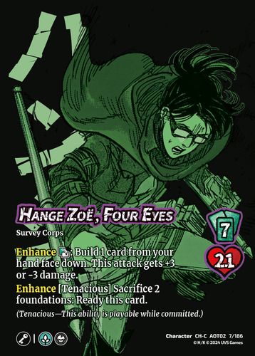 Hange Zoe, Four Eyes