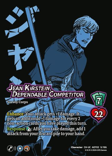 Jean Kirstein, Dependable Competitor