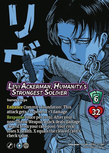 Levi Ackerman, Humanity's Strongest Soldier