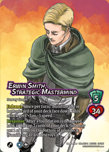 Erwin Smith, Strategic Mastermind