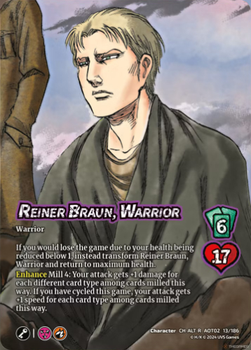 Reiner Braun, Warrior