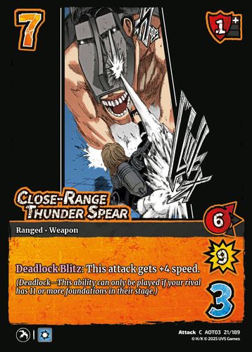 Close-Range Thunder Spear