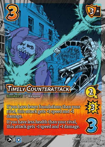 Timely Counterattack