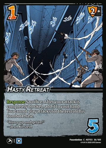 Hasty Retreat