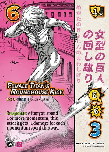 Female Titan's Roundhouse Kick