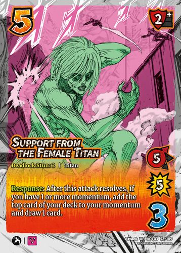 Support from the Female Titan