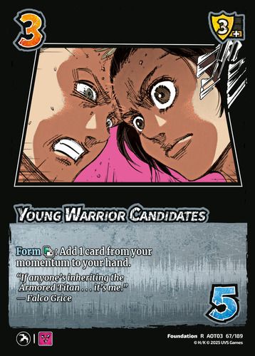 Young Warrior Candidates