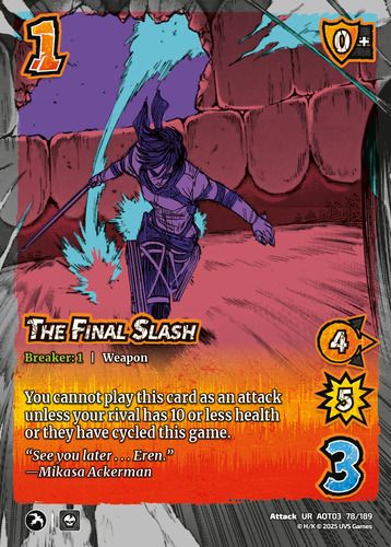 The Final Slash