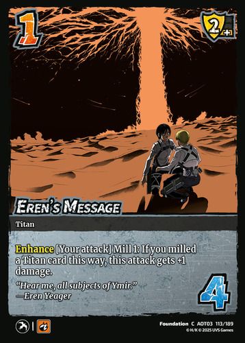 Eren's Message