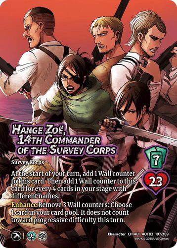 Hange Zoe, 14th Commander of the Survey Corps