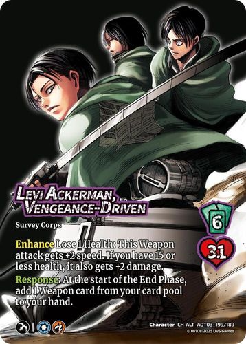 Levi Ackerman, Vengeance-Driven