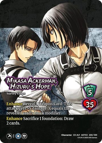 Mikasa Ackerman, Hizuru's Hope