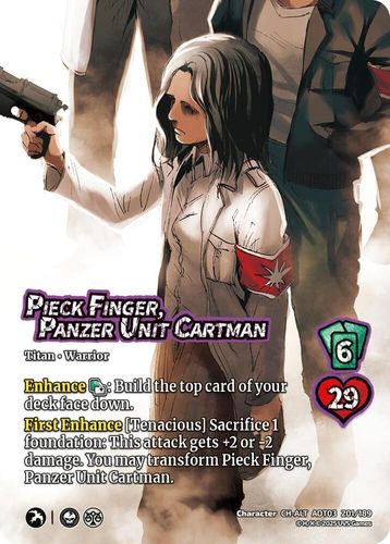 Pieck Finger, Panzer Unit Cartman