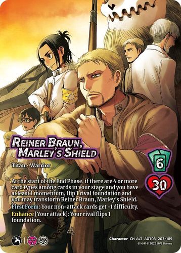 Reiner Braun, Marley's Shield