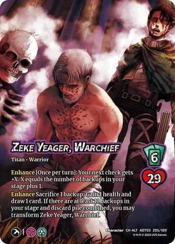 Zeke Yeager, Warchief