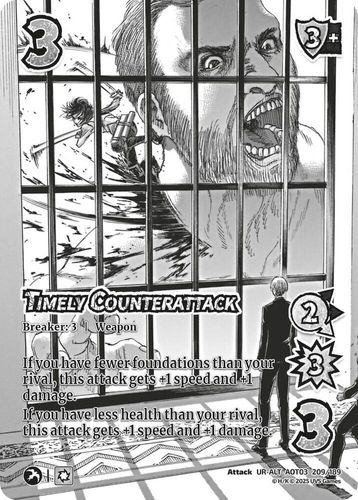 Timely Counterattack