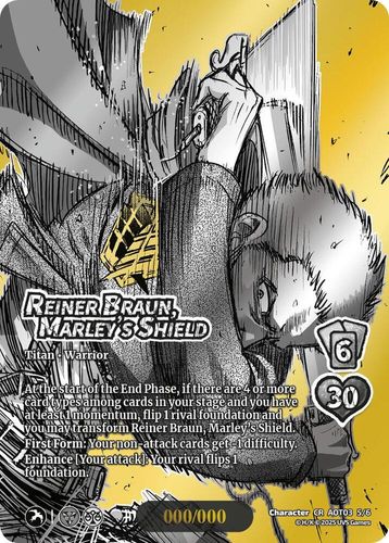 Reiner Braun, Marley's Shield