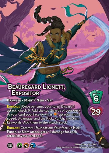 Beauregard Lionett, Expositor