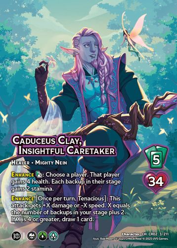 Caduceus Clay, Insightful Caretaker