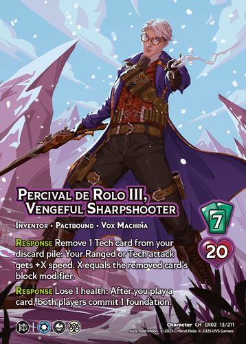 Percival de Rolo III, Vengeful Sharpshooter