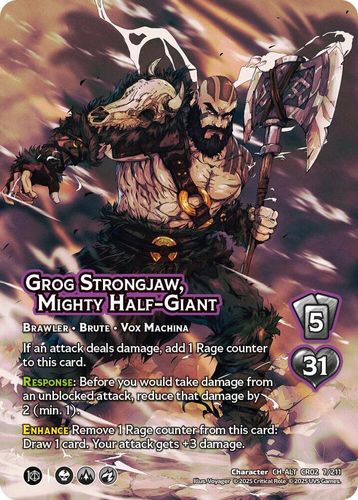 Grog Strongjaw, Mighty Half-Giant