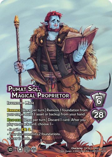 Pumat Sol, Magical Proprietor