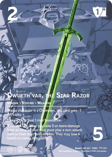 Dwueth'var, the Star Razor