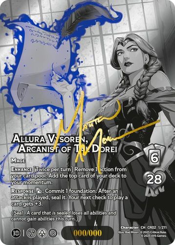 Allura Vysoren, Arcanist of Tal'Dorei
