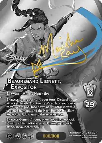 Beauregard Lionett, Expositor