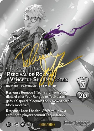Percival de Rolo III, Vengeful Sharpshooter