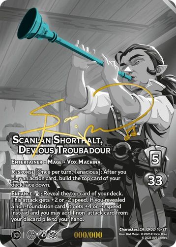 Scanlan Shorthalt, Devious Troubadour