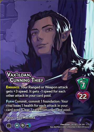 Vax'ildan, Cunning Thief