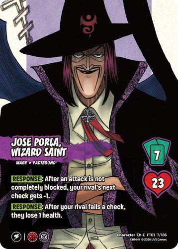 Jose Porla, Wizard Saint