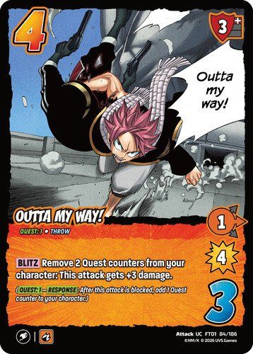 Outta My Way!