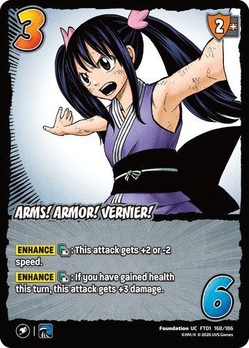 Arms! Armor! Vernier!