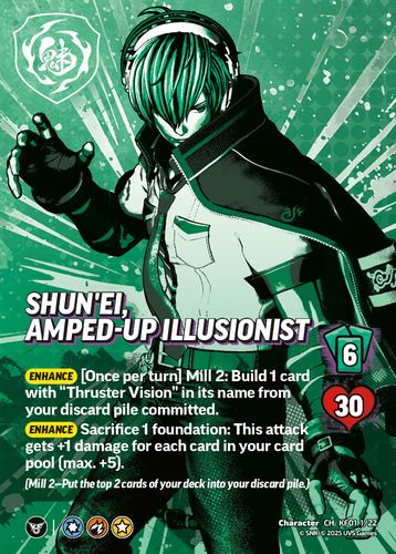 Shun'ei, Amped-Up Illusionist