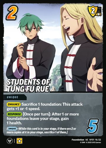 Students of Tung Fu Rue