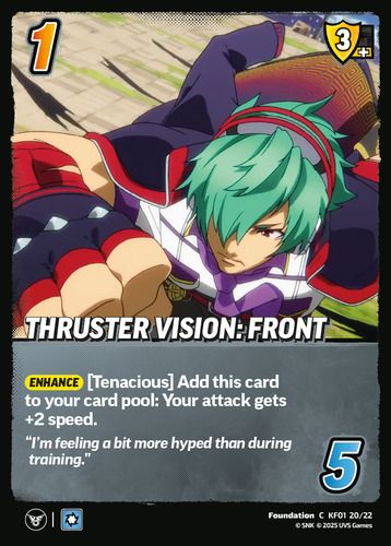 Thruster Vision: Front