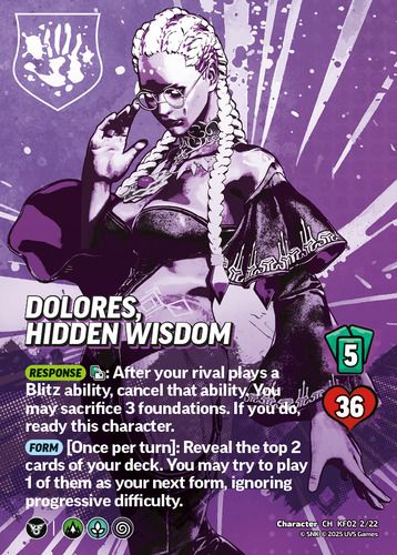Dolores, Hidden Wisdom