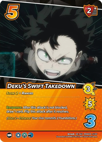 Deku's Swift Takedown