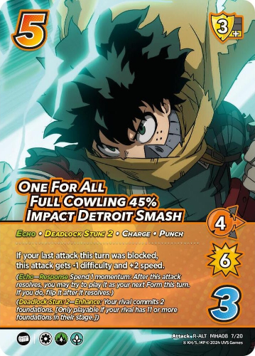 One For All Full Cowling 45% Impact Detroit Smash