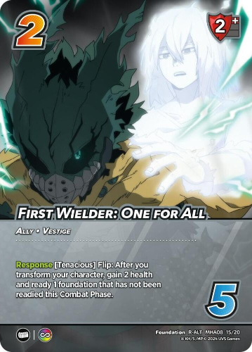 First Wielder: One for All