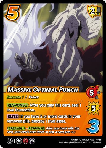 Massive Optimal Punch