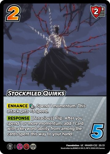 Stockpiled Quirks