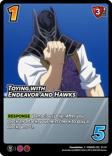 Toying with Endeavor and Hawks